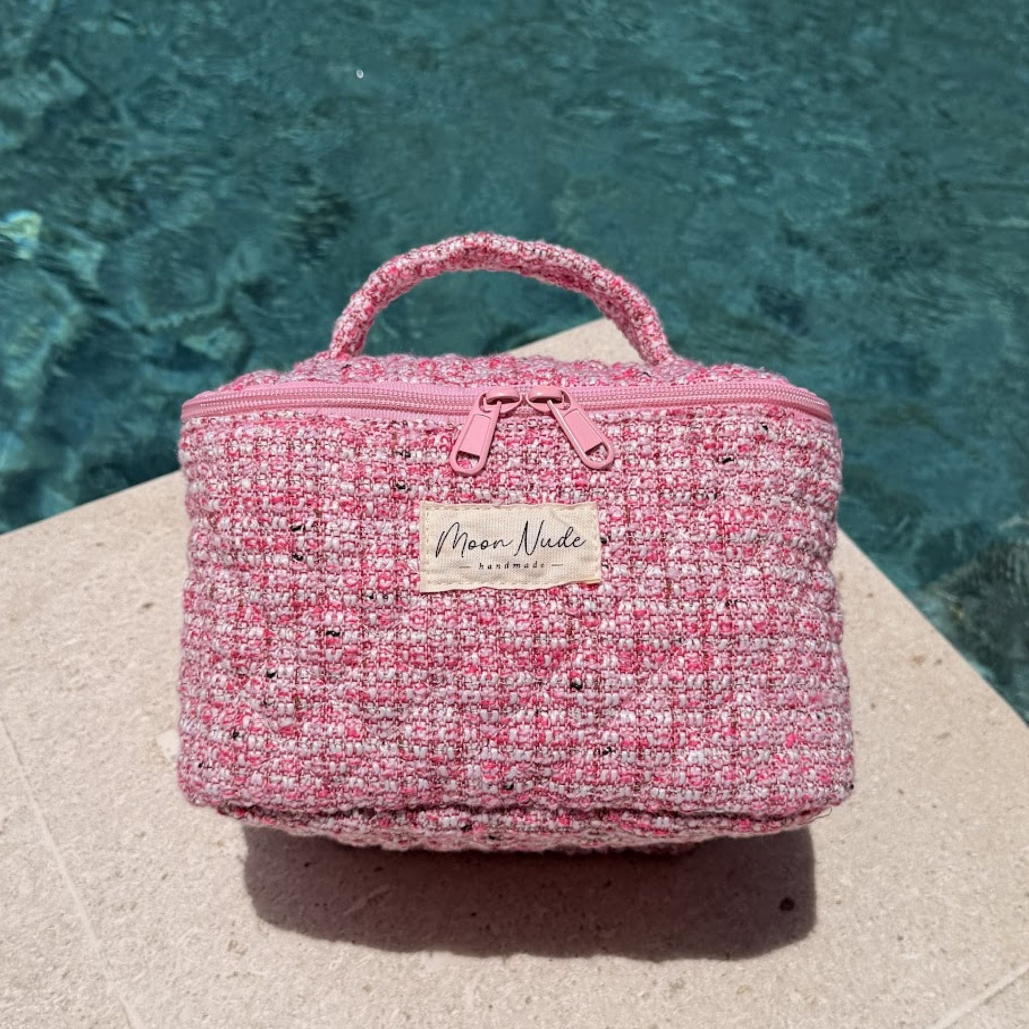 Moon Nude Camellia Vanity Bag