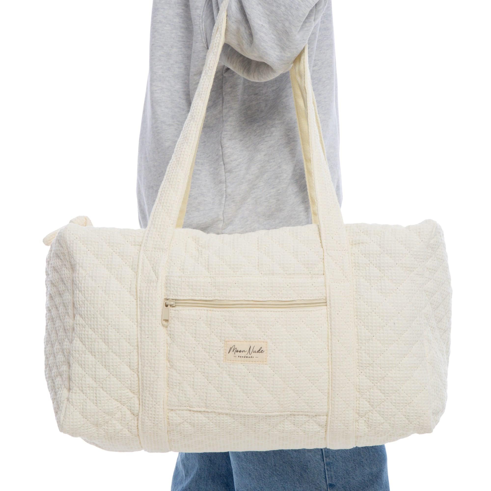 Moon Nude Cream Large Duffel Bag