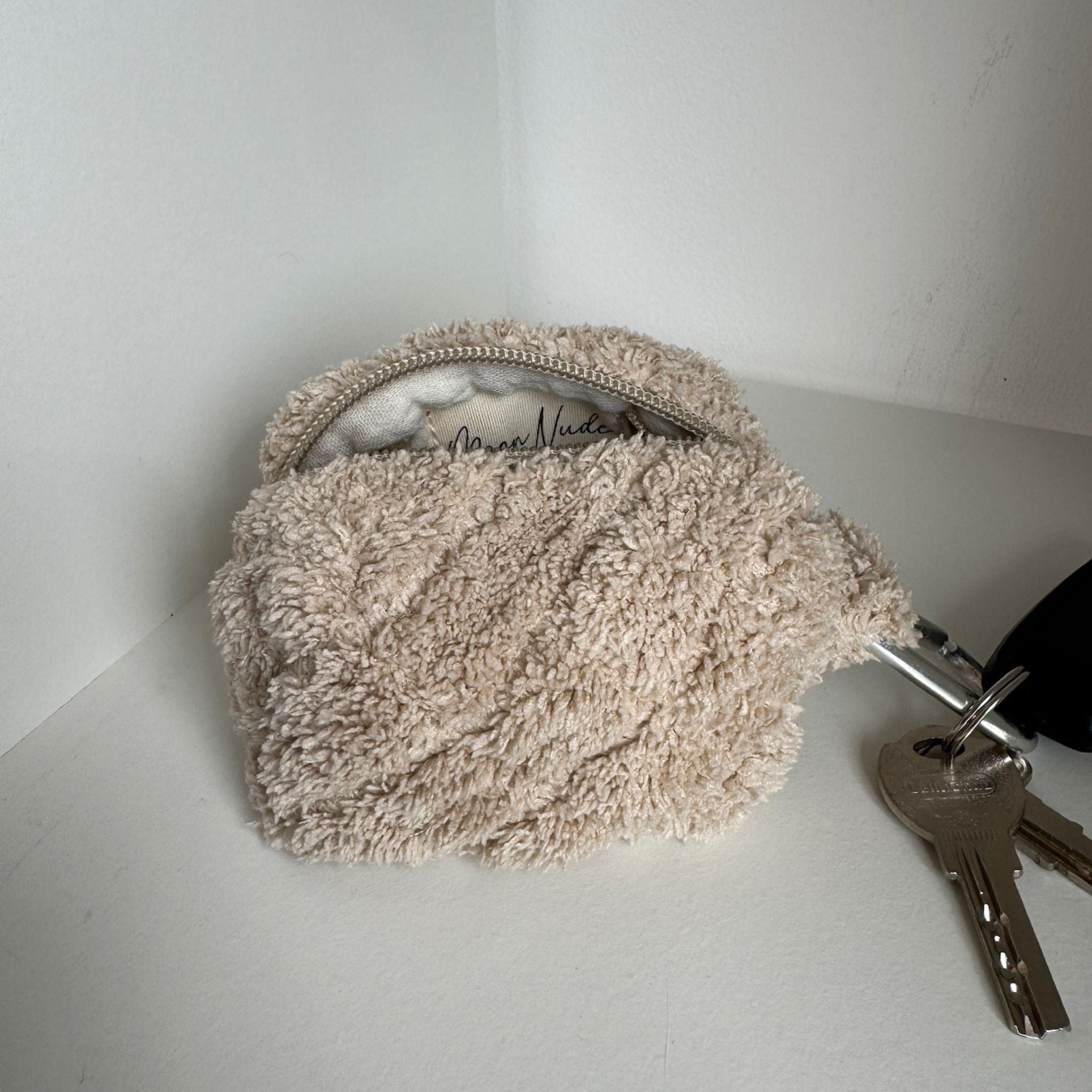 Moon Nude Teddy Keychain Bag